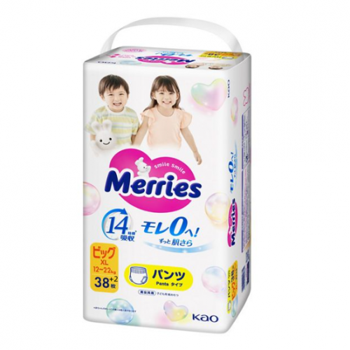 Kao 花王 Merries 婴儿拉拉裤 #XLP 38+2枚
